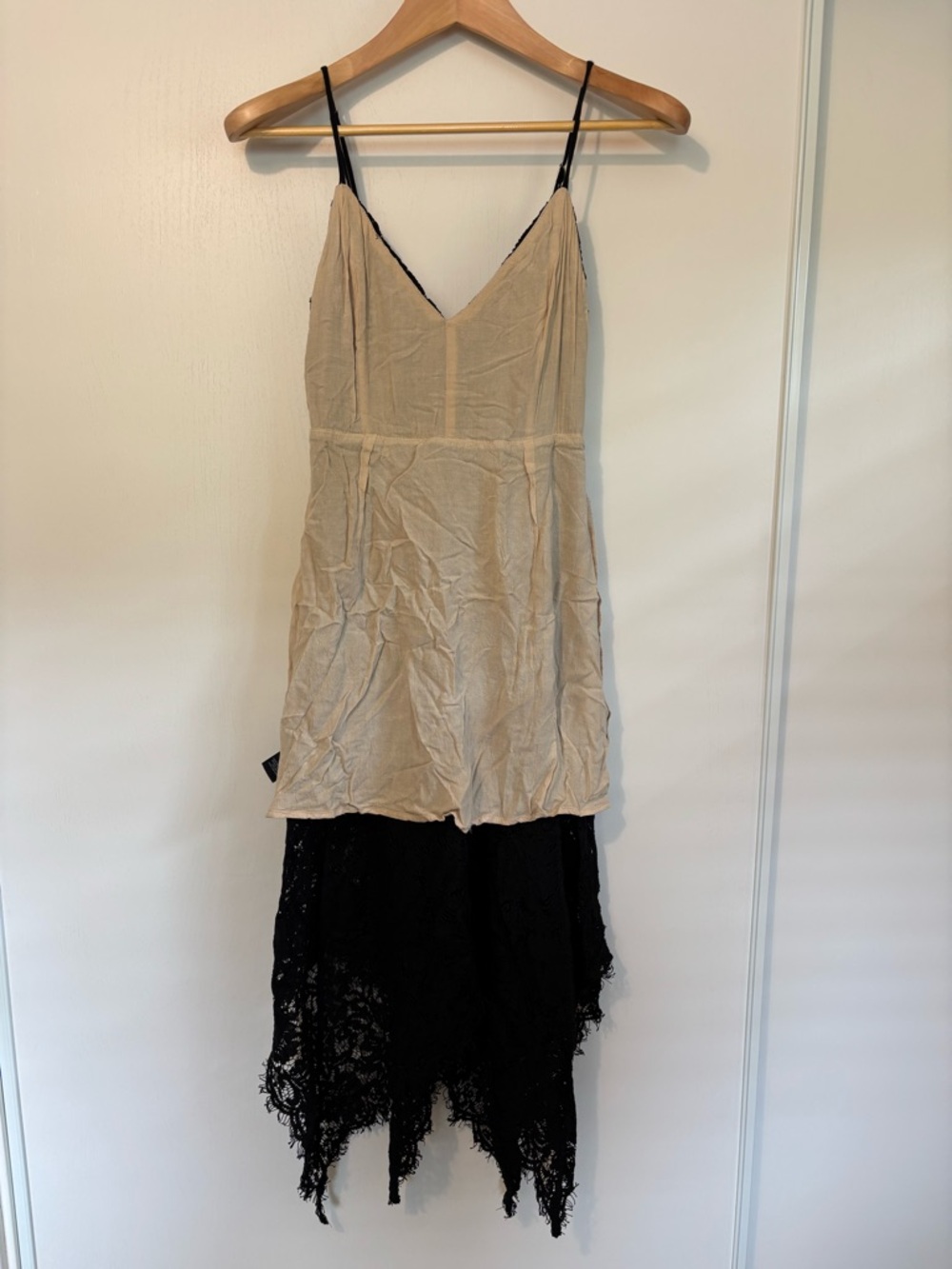 Lulus One Wish Black Lace Maxi Dress Size Small Asymetrical Feminine Romantic - Picture 5 of 8